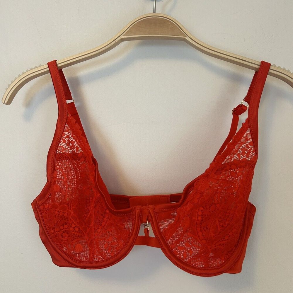 Aerie Red Lace Bra